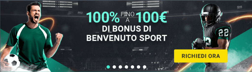 1Bet Bonus Benvenuto